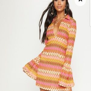 Crochet shift dress